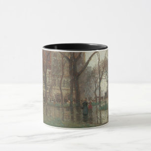 Regnerischer Tag, Madison Square, New York, Paul C Tasse