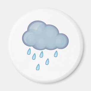 regnerischer Tag Magnet
