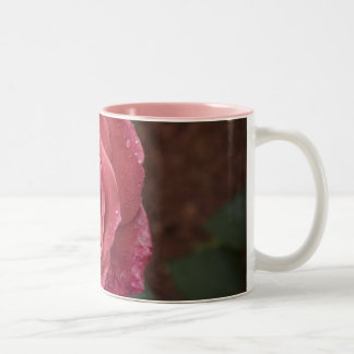 regnerischer TagesRose Zweifarbige Tasse