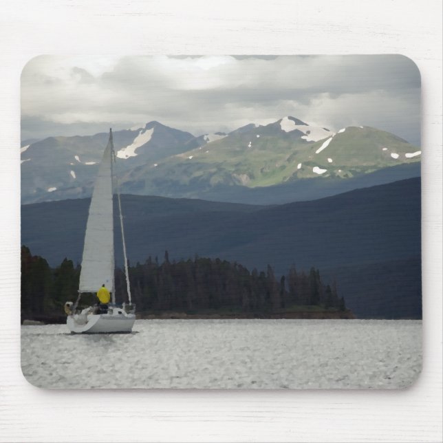 Regnerischer Tagesseemann Mousepad (Vorne)