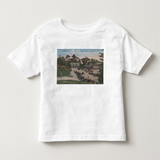 Regnerischerer Nationalpark - Tatoosh Kleinkind T-shirt (Vorderseite)