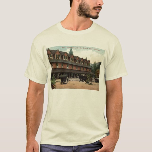 Regnerischeres Nationalpark-Gasthaus, Longmire, T-Shirt (Vorderseite)