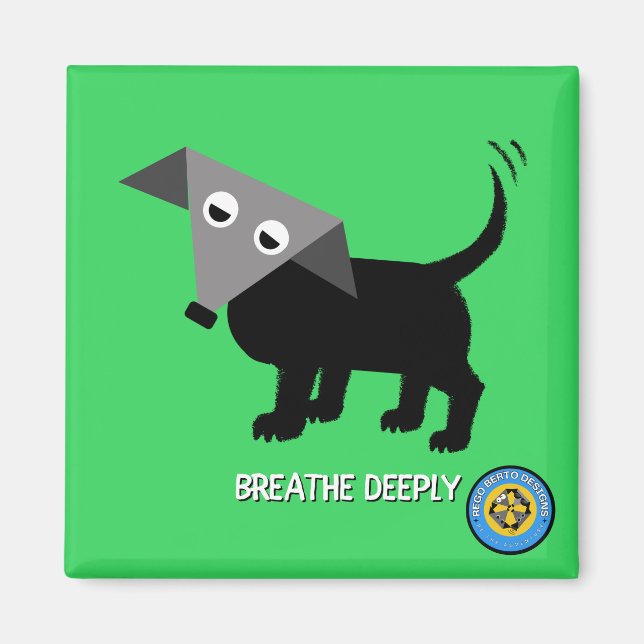 Rego Berto "Breath Deeply" Magnet (Vorne)