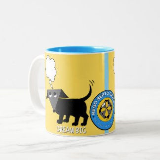 Rego Bertos zweifarbige "Dream Big"-Tasse Zweifarbige Tasse