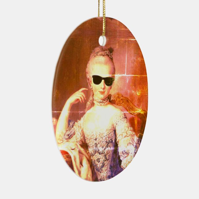 regon Marie-Antoinette Marie Antoinette verrückte  Keramik Ornament (Rechts)