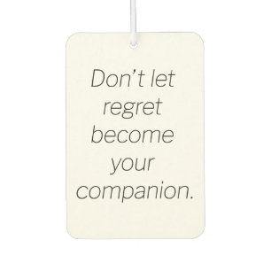 Regret Air Freshener Autolufterfrischer