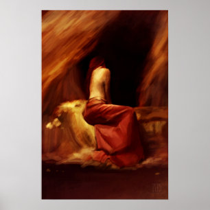 Regret Painting Small Poster