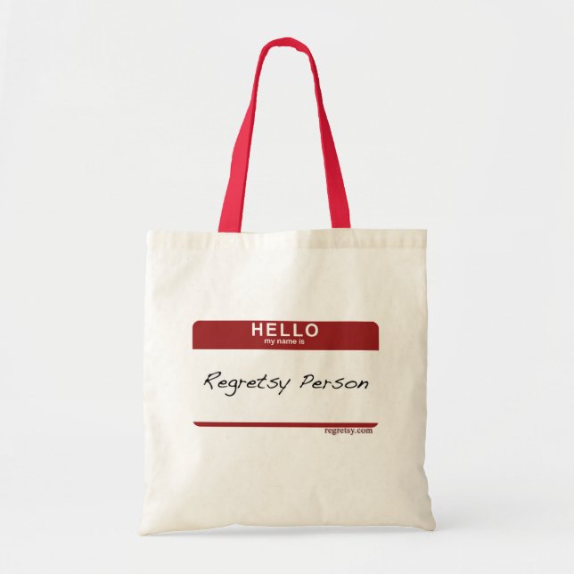 Regretsy Personen-Tasche Tragetasche (Vorne)