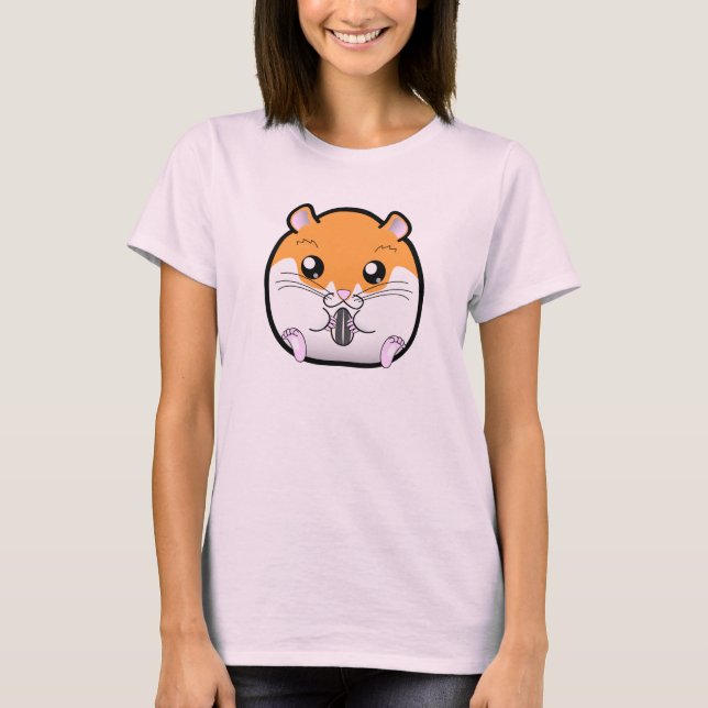 Regular Syrian Orange White Hamster T-Shirt (Vorderseite)
