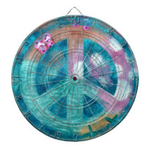 Regulatorische Tafel mit Darts/Darts - Beach Peace