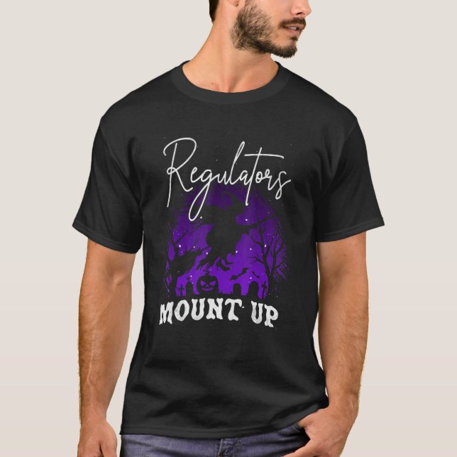 Regulierer montieren Halloween Hexe 2 T-Shirt (Vorderseite)