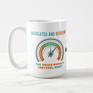 Regulierter und belastbarer Vagusnerv Cortisol-Res Kaffeetasse