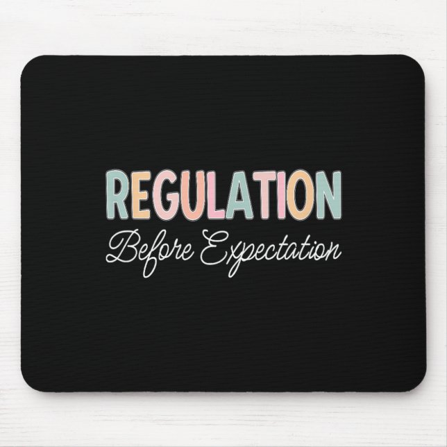 Regulierung vor Erwartung Mousepad (Vorne)