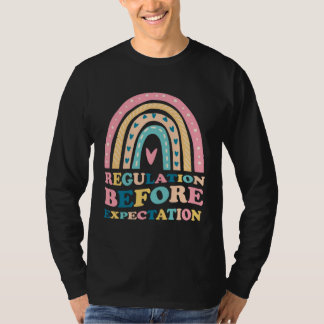 Regulierung vor Erwartung Retro Neurodiversität T-Shirt