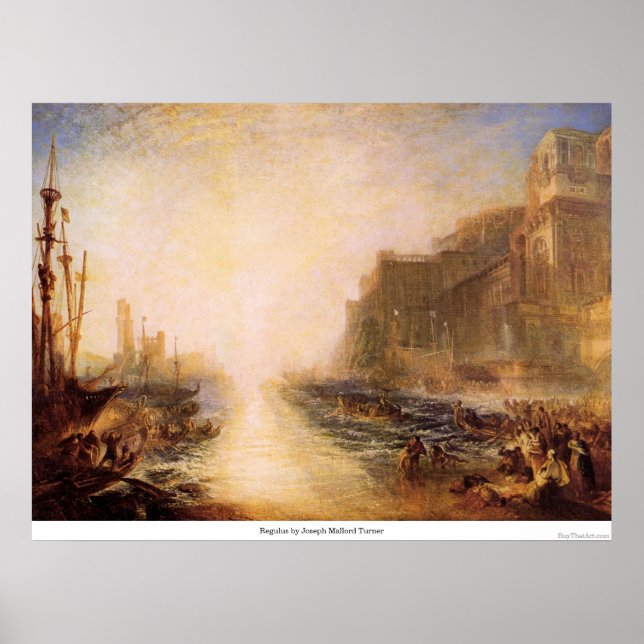 Regulus von Joseph Mallord Turner Poster (Vorne)