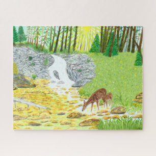 Reh und Hirschkalb 520 Teile Puzzle