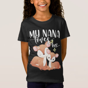 Reh und Hirschkuh Meine Nana liebt mich T-Shirt