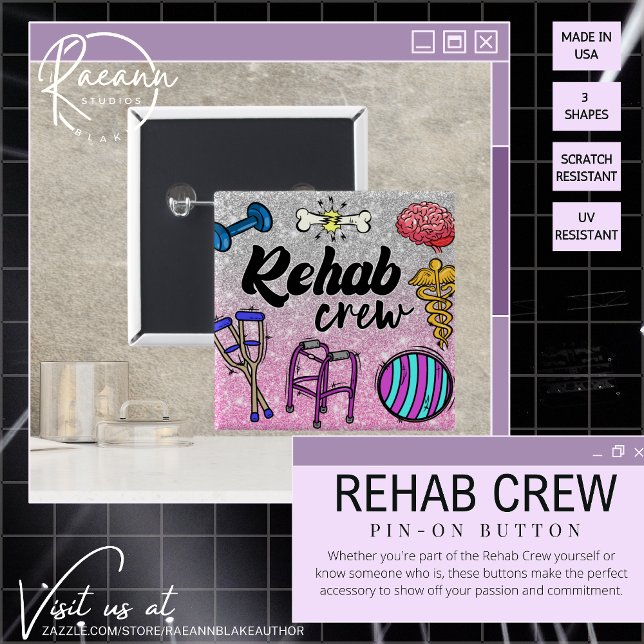 Rehab-Crew-Button Button (Von Creator hochgeladen)