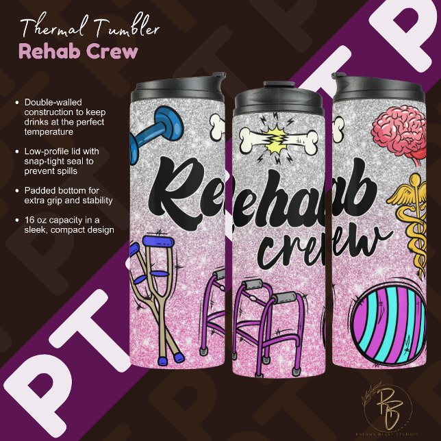 Rehab Crew Thermal Tumbler Thermosbecher (Von Creator hochgeladen)