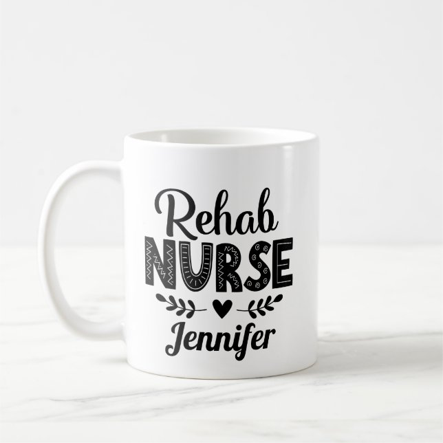 Rehab-Geschenk für Krankenpflege Kaffeetasse (Links)