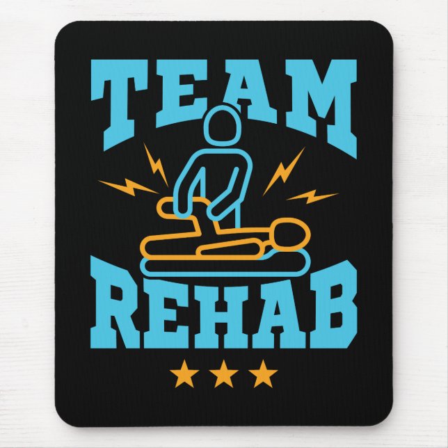 Rehab Rehabilitation Physikalische Therapie Mousepad (Vorne)