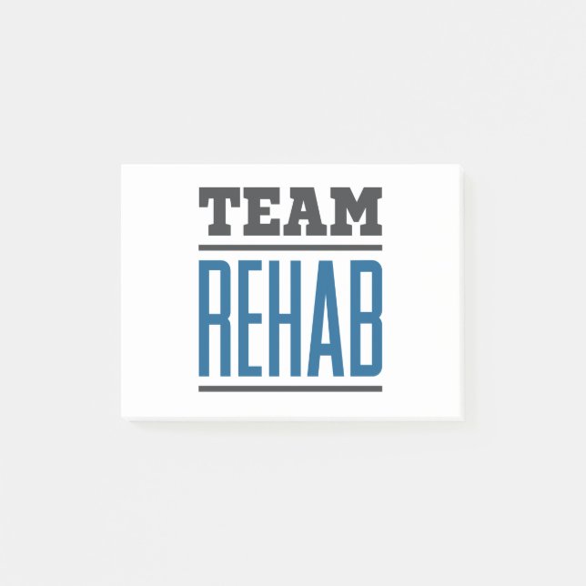 Rehab-Rehabilitationstechniker Post-it Klebezettel (Vorderseite)