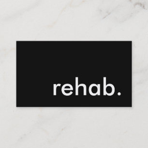 Rehabilitation Visitenkarte