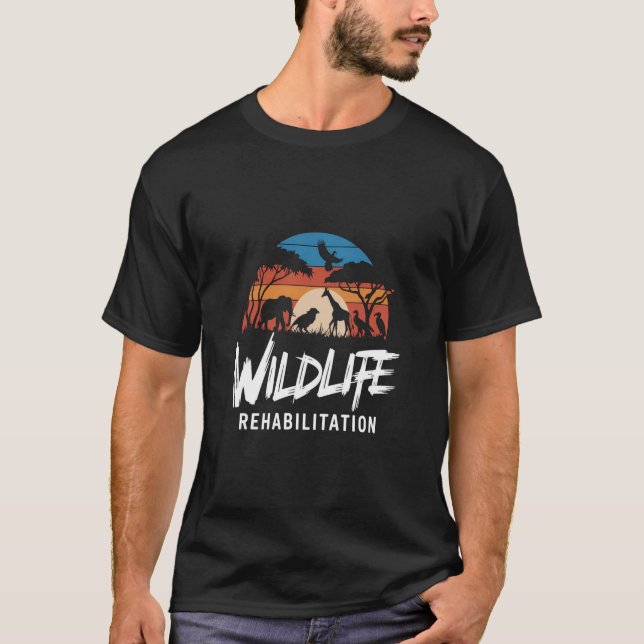 Rehabilitation von Wildtieren - Natur in Tierwelt T-Shirt (Vorderseite)