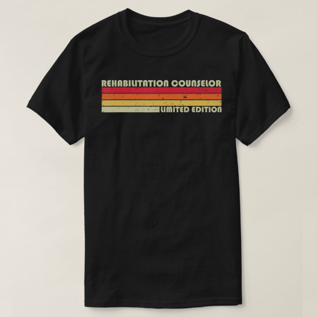 REHABILITATIONSBERATER Funny Job Titel Geburtstag T-Shirt (Design vorne)