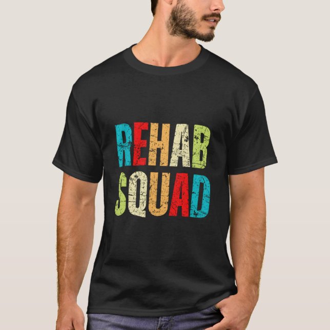 Rehabilitationsbewusstsein Woche Rehab Squad Niedl T-Shirt (Vorderseite)