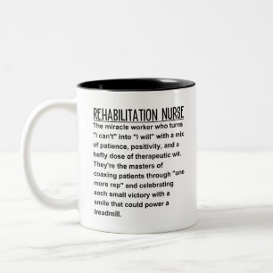 Rehabilitationskur Zweifarbige Tasse