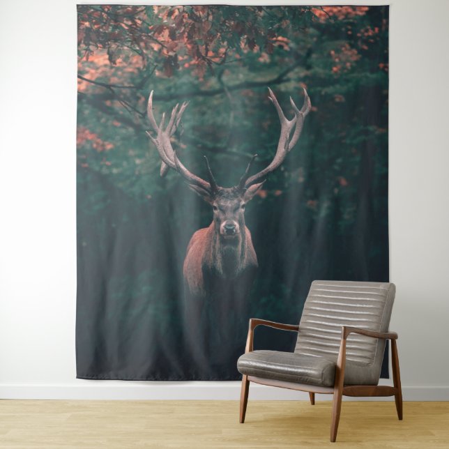 Rehbock Wildtier Wandteppich (Beispiel)