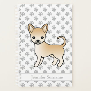 Rehbrauner Chihuahua-Hund mit glattem Fell & benut Planer