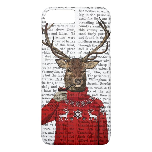 Rehe im Ski Sweater 2 Case-Mate iPhone Hülle (Rückseite)