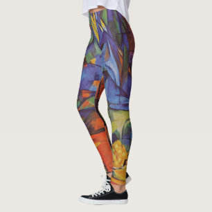 Rehe im Wald II von Franz Marc, Vintage Art Leggings