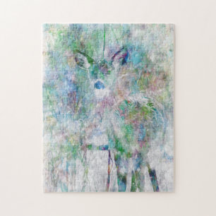 Rehe im Winter Puzzle