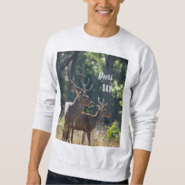 Rehe Tages Langarm Oberteil Sweatshirt
