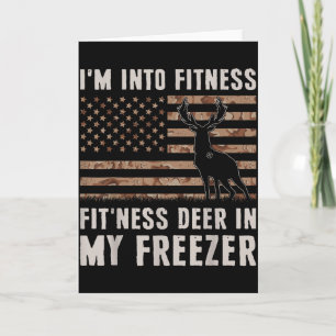 Rehjagd Ich bin in Form Fit'ness Rehe in meinem Karte