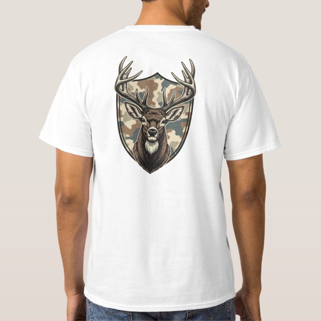 Rehjagd-Tarnschild – Benutzerdefinierter Club oder T-Shirt (Rückseite)
