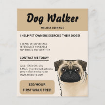 Rehkitz Mops Beige Hundeausführer Hundeausführen H