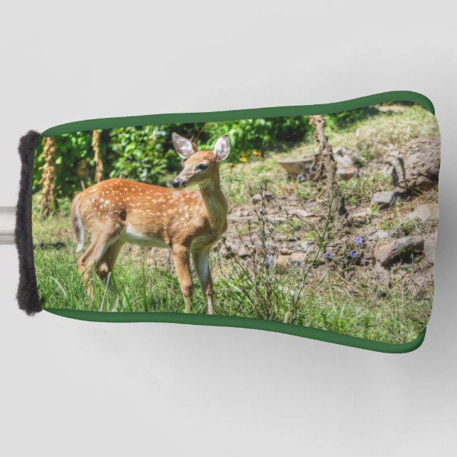Rehkitz-Puzzle Golf Headcover (Vorderseite)
