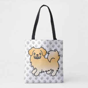 Rehkitz Tibet-Spaniel Süßer Cartoon-Hund