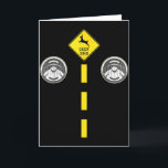 Rehkopf mit Straßenmarkierungen Paarkostüm Karte<br><div class="desc">Rehkopf mit Straßenmarkierungen Paarkostüm Halloween</div>