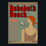 RehoBeide Beach Art Deco Poster<br><div class="desc">RehoBeide Beach Art Deco</div>