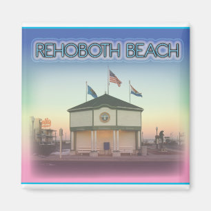 RehoBeide Beach Delaware - RehoBeide Ave Scene Magnet