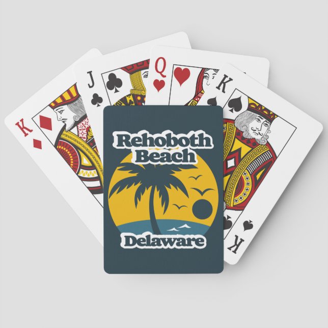 RehoBeide Beach Delaware Spielkarten (Rückseite)