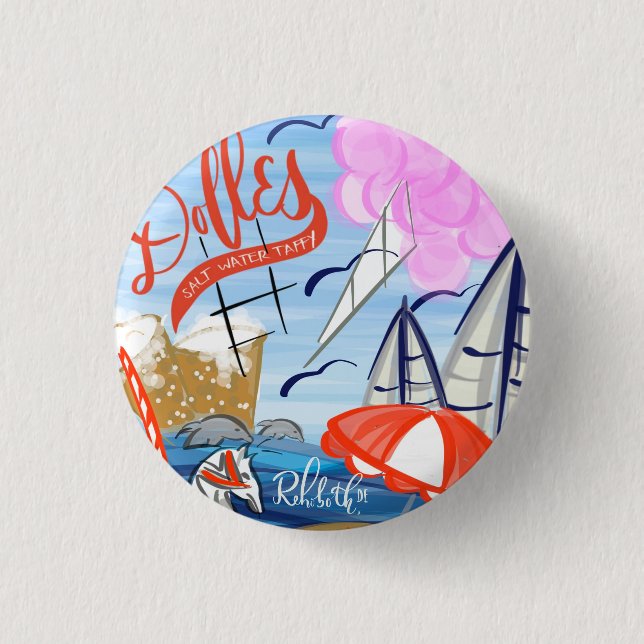 RehoBeide Strand Button (Vorderseite)