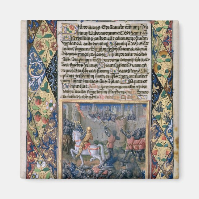 Rehoboam führt Krieg gegen Jeroboam Magnet (Vorne)