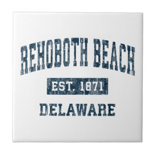Rehoboth Beach Delaware DE Vintage-Sportdesign N Fliese