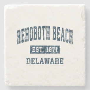 Rehoboth Beach Delaware DE Vintage Sportdesign N Steinuntersetzer